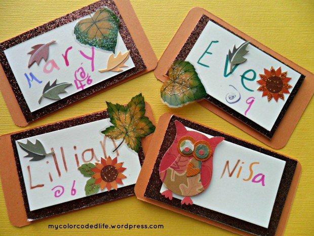 lillys thnx place cards