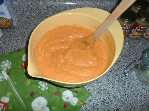 Sweet Potato Casserole bottom layer 