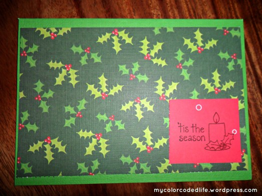 tis the season xmas card