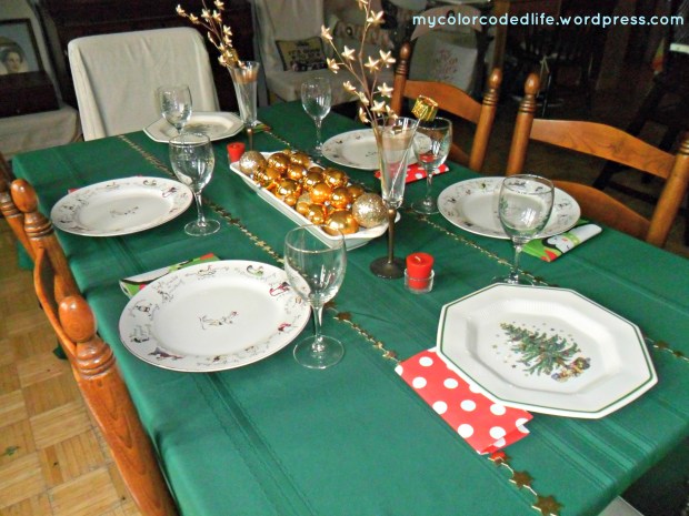 xmas table 2012 last year on Girard