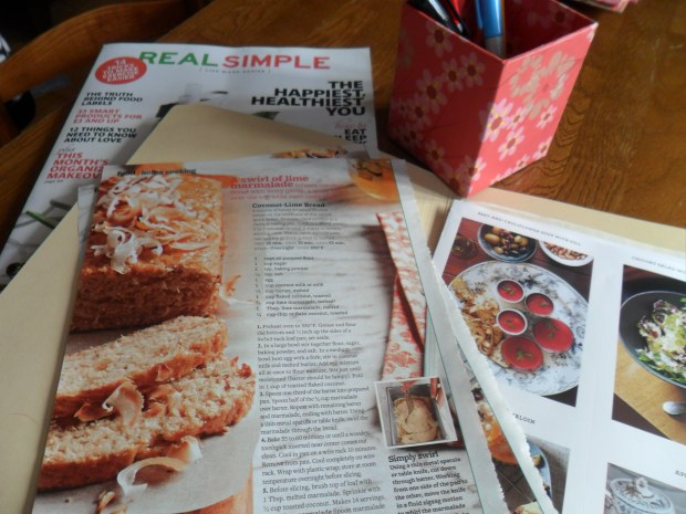 Recipes from Magazines