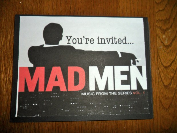 Mad Men Party Invitations