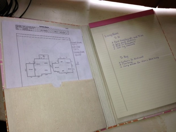 Home Decorating organizational System 