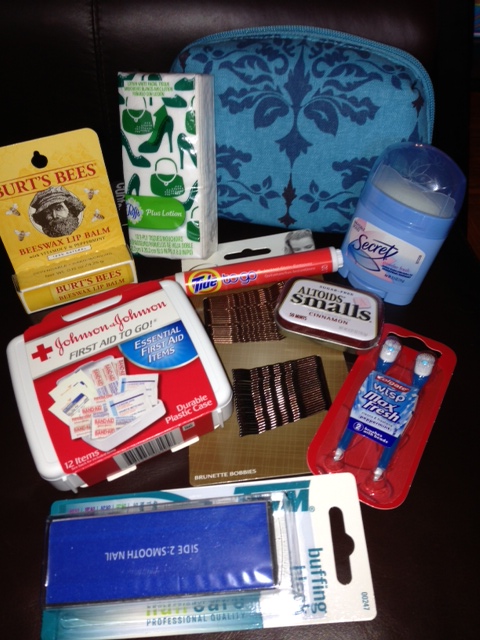 contents of a Bridal Survival Kit 