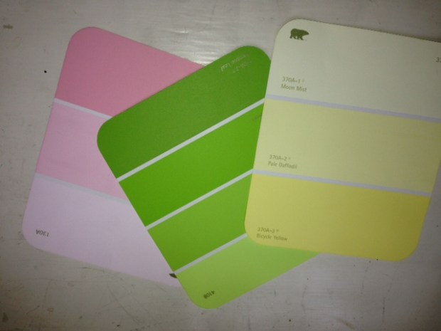 Olivia's Bedroom colors 