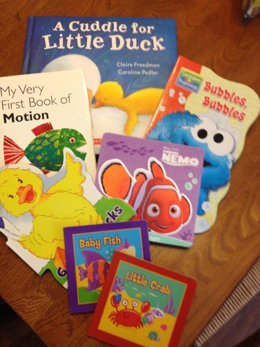 Under the Sea themes books for the baby area