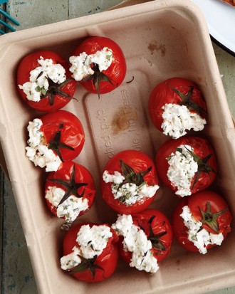 Goat Cheese Stuffed Tomatoes 