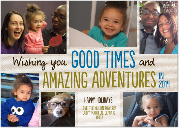 Our Xm,as Card 2013 - Tiny Prints 