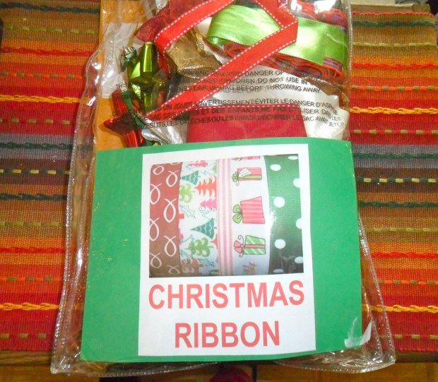Christmas Ribbon Storage 