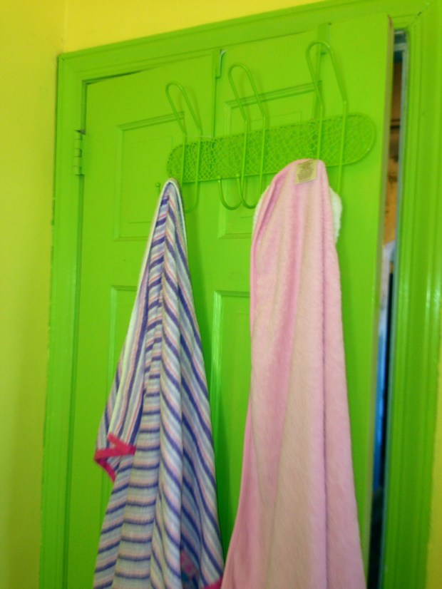 Olivia's Bedroom - behind the door 