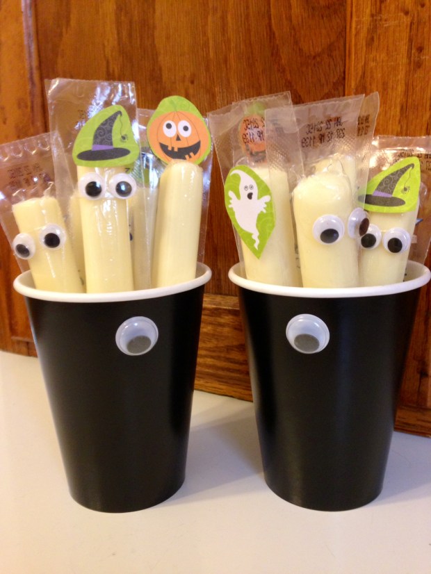 spooky cheese sticks