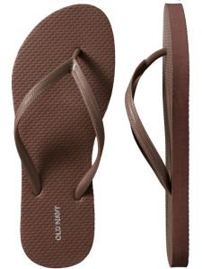 Old Navy Flip Flops_brown 